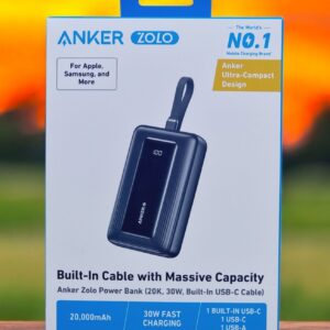 ANKER ZOLO POWER BANK 20K 30W