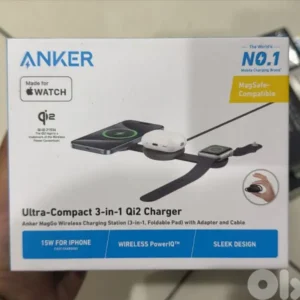 Anker magGo wireless charging station ultra compact 3 in 1 Qi2 charger