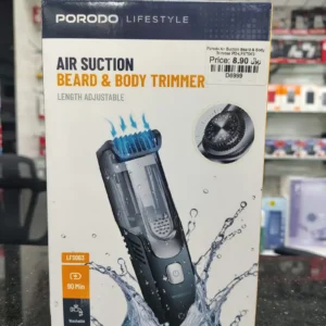 NEW PORODO AIR SUCTION BEARD & BODY TRIMMER