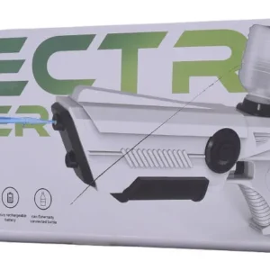 Pistola De Agua Eléctrica Recargable 12 Mt Potencia Blanco