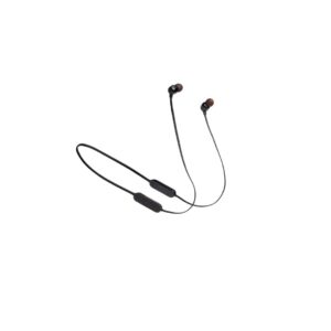 JBL Tune 125 - Bluetooth Wireless in-Ear Headphones with 3-Button Mic/Remote and Flat Cable - Black, Small