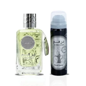 Dirham Eau de Parfum Spray 100ml (3.4 oz) with Deodorant 50ml by Ard Al Zaafaran